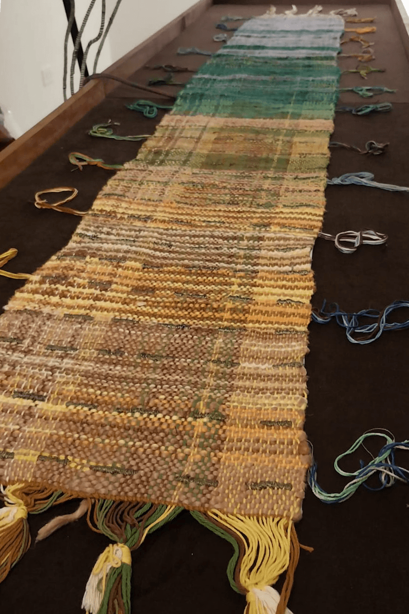 Process image showing integration of sensors within textile structure.