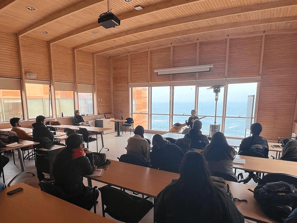 Workshop session with students at ECIM